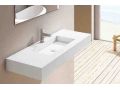 Vanity top, wall-mounted or built-in, in mineral resin - SEVILLA 60