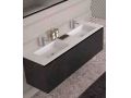Vanity top, wall-mounted or built-in, in mineral resin - SEVILLA 96