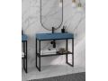 Vanity top, wall-mounted or built-in, in mineral resin - OBA 42