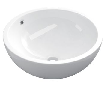 Washbasin  450 mm, white ceramic - COUNTER TOP 1501