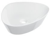Washbasin 50x40 cm, white ceramic - COUNTER TOP 2101