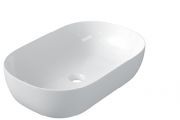 Washbasin 61x40 cm, white ceramic - COUNTER TOP 4002
