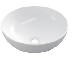 Washbasin Ø 320 mm, white ceramic - COUNTER TOP 2301