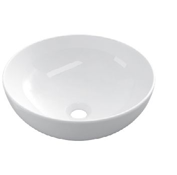 Washbasin � 400 mm, white ceramic - COUNTER TOP 2302
