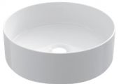 Washbasin Ø 360 mm, white ceramic - COUNTER TOP 3001