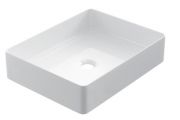 Washbasin 47x37 cm, white ceramic - COUNTER TOP 2402