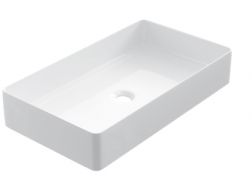 Washbasin 60x34 cm, white ceramic - COUNTER TOP 2403