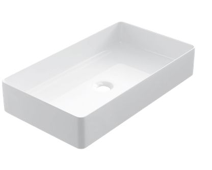 Washbasin 60x34 cm, white ceramic - COUNTER TOP 2403