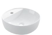 Washbasin 405x405 mm, white ceramic - COUNTER TOP 1006