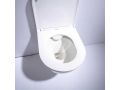 Glossy white - Toilet bowl, wall-hung, for WC