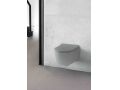 Matt grey - Toilet bowl, wall-hung, for WC