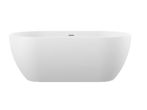 Freestanding bathtub, 1500 x 750 x 570 mm, acrylic - BARO Matte white