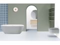 Freestanding bathtub, 1500 x 750 x 570 mm, acrylic - BARO Matte beige