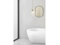Freestanding bathtub, 1700 x 800 x 570 mm, acrylic, matt beige - BARO