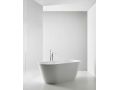 Freestanding bathtub, 1700 x 800 x 640 mm, in Solid Surface mineral resin, in matt color - HYDRA