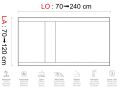 Shower tray, drain, in Solid-Surface mineral resin - NASSAU