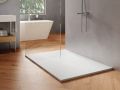 Shower tray, drain, in Solid-Surface mineral resin - NASSAU