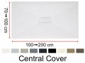 Shower tray, central drain - CENTRAL COVER