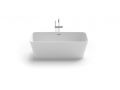 Freestanding bathtub, 1700 x 750 x 590 mm, in Solid Surface mineral resin, in matt color - TAHOE