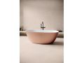 Freestanding bathtub, 1600 x 750 x 575 mm, in Solid Surface mineral resin, in matt color - COVADONGA