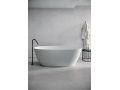 Freestanding bathtub, 1780 x 840 x 630 mm, in Gel Coat mineral resin, in matt color - CONSTANZA