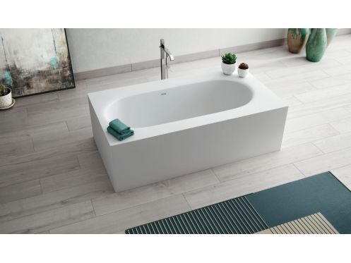 Bathtub, 1800 x 930 x 540 mm, in Solid-Surface mineral resin, made to measure - LOMOND