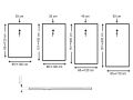 Shower trays, mineral resin, non-slip - VULCANO XL