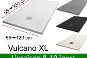 Shower trays, mineral resin, non-slip - VULCANO XL