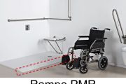 Handrail for people with reduced mobility, for extra-flat shower tray *