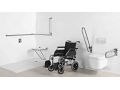 Handrail for people with reduced mobility, for extra-flat shower tray *