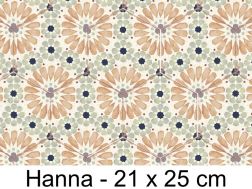 Bohemia Hanna - 21 x 25 cm - Floor and wall tiles, hexagonal matte aged finish