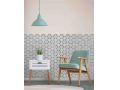 Capri - 14 x 16 cm - Floor and wall tiles, hexagonal matte aged finish