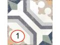 Gabana Melah 20 x 20 cm - Floor and wall tiles, matte aged finish
