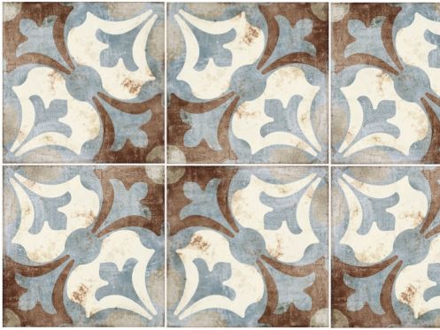 Loft floor Toledo 20 x 20 cm - Floor and wall tiles, matte aged finish