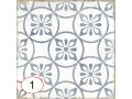 Grafton Capel Blue 20 x 20 cm - Floor and wall tiles, matte aged finish