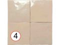 Manara Clay 10x10 cm - wall tile, zellige style.