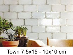 Town 7,5x15 - 10x10 cm - Wall tiles, brick look