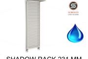 Radiator, towel dryer, design, hot water - SHADOW RACK 231