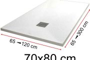 Shower trays - 70 x 80 cm - VULCANO