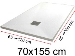Shower trays - 70 x 155 cm - VULCANO