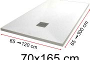 Shower trays - 70 x 165 cm - VULCANO