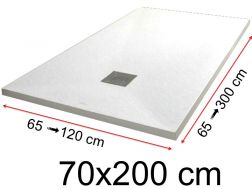 Shower trays - 70 x 200 cm - VULCANO