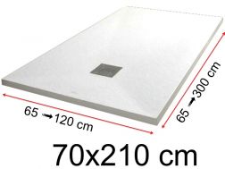 Shower trays - 70 x 210 cm - VULCANO