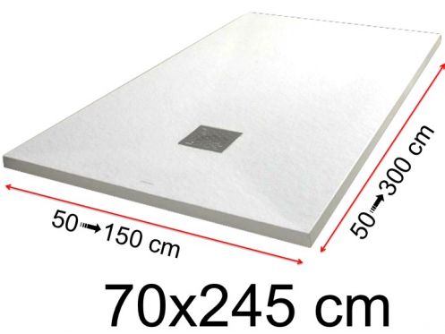 Shower trays - 70 x 245 cm - LISA