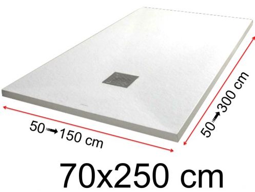 Shower trays - 70 x 250 cm - LISA