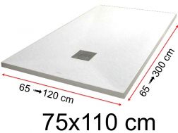 Shower trays - 75 x 110 cm - VULCANO