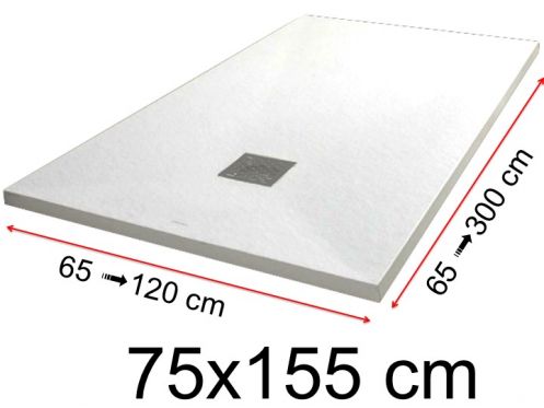 Shower trays - 75 x 155 cm - VULCANO