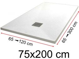 Shower trays - 75 x 200 cm - VULCANO