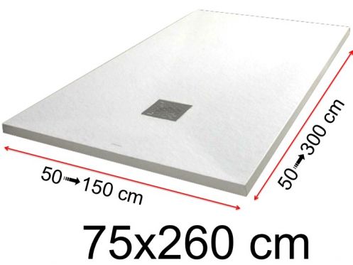 Shower trays - 75 x 260 cm - LISA