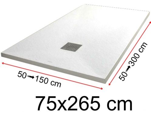 Shower trays - 75 x 265 cm - LISA